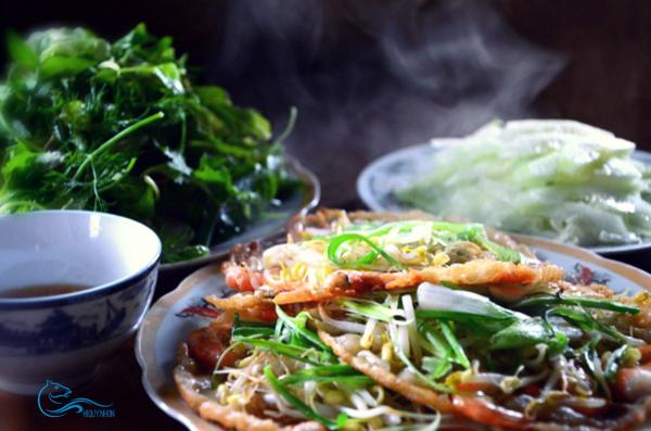 Bánh xèo tôm nhảy