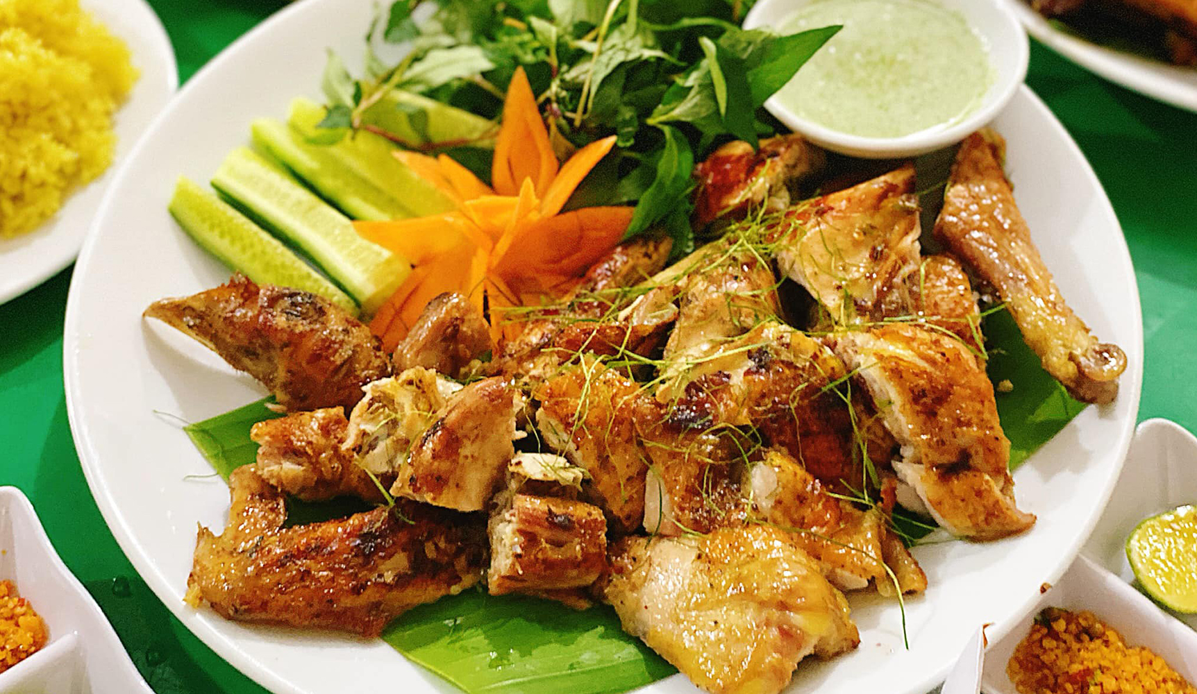 Gà nướng đồng quê