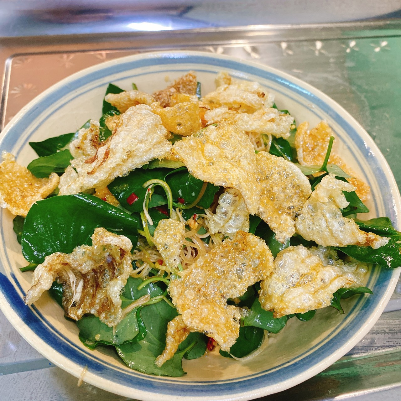 Da Cá Trộn Diếp Cá