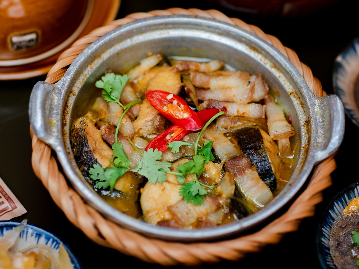 Cá lóc kho thịt