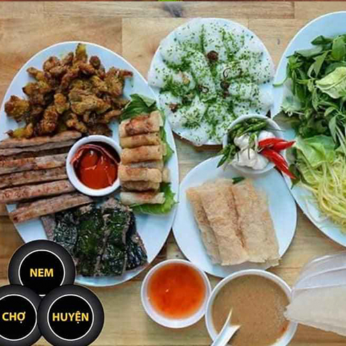 Combo Nem , Lụi, Bò, Bánh hỏi + Tré