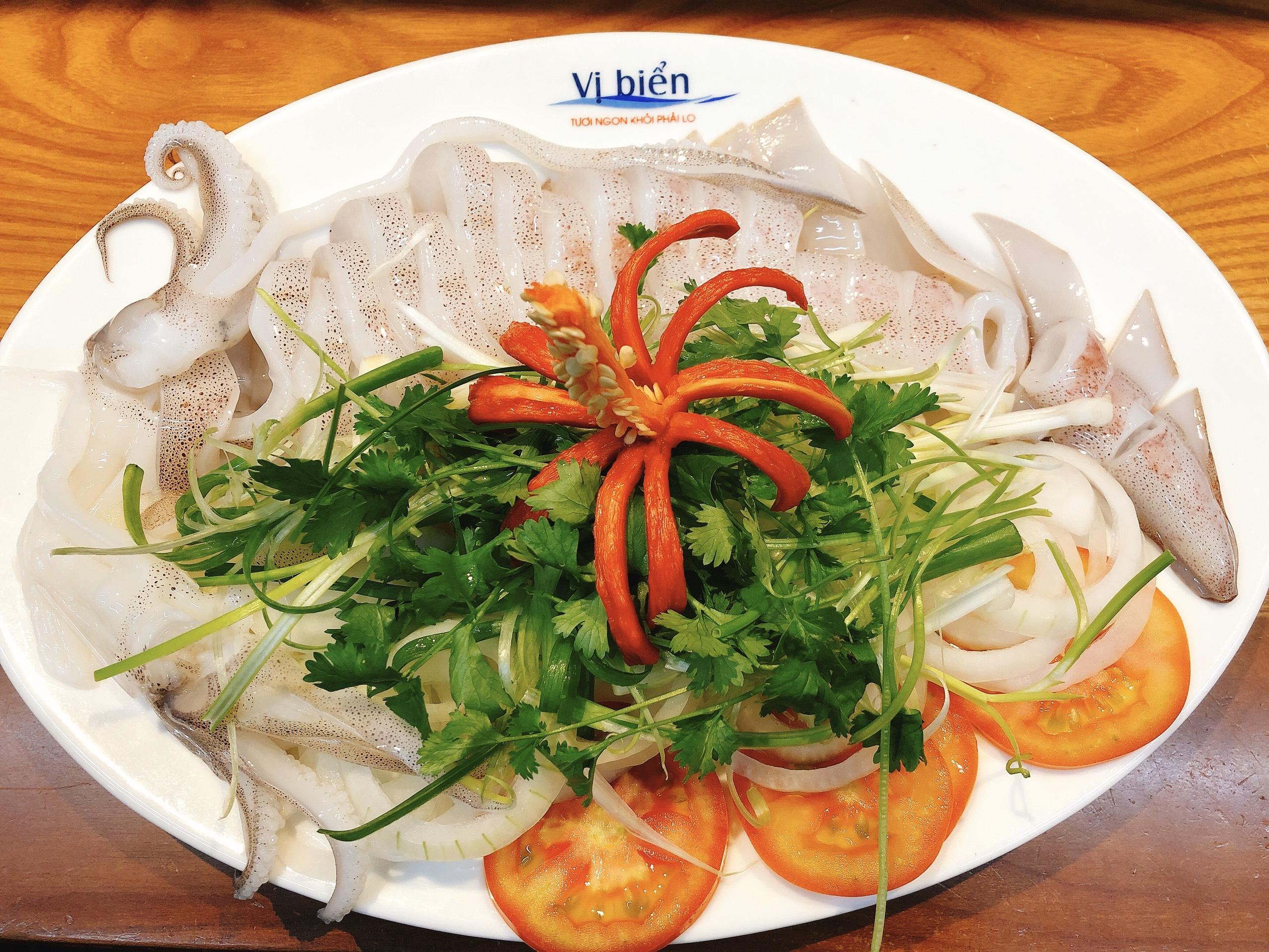 Mực nhúng nước dừa