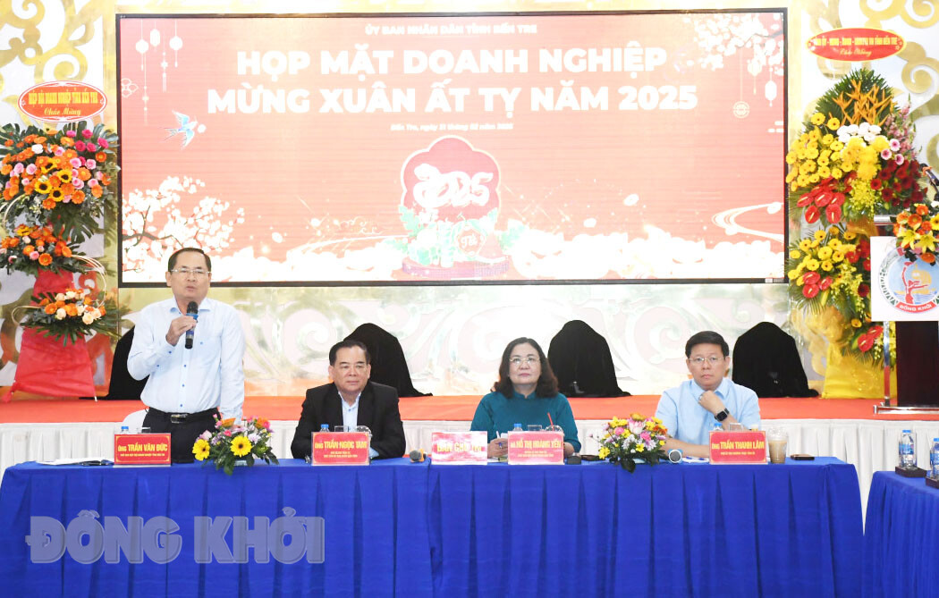 Họp mặt doanh nghiệp mừng xuân Ất Tỵ năm 2025
