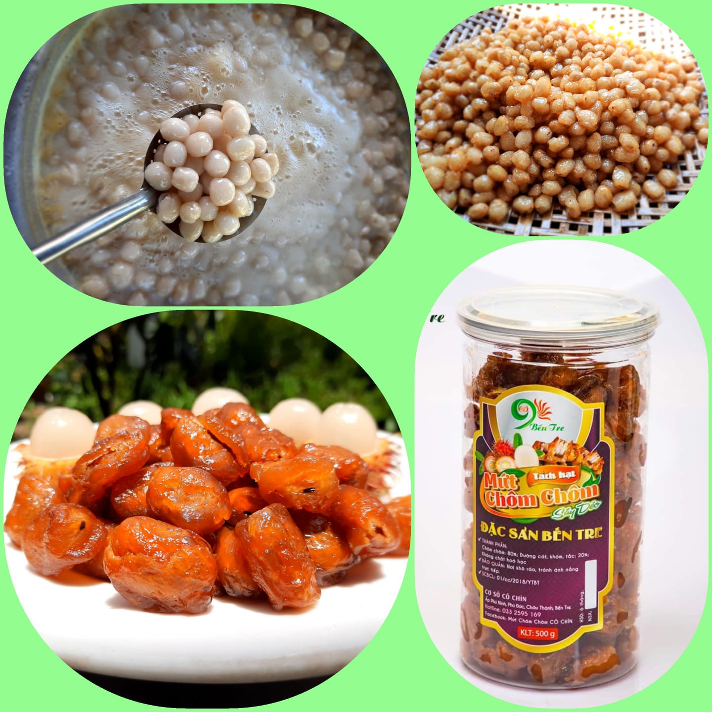 Du lịch nông nghiệp - Sản phẩm OCOP mứt chôm chôm sấy dẻo trên Cồn Dơi