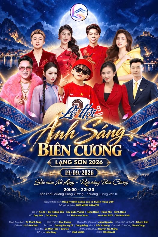 LỄ HỘI ÁNH SÁNG BIÊN CƯƠNG LẠNG SƠN 2026 SẮC MÀU XỨ LẠNG – RỰC SÁNG BIÊN CƯƠNG