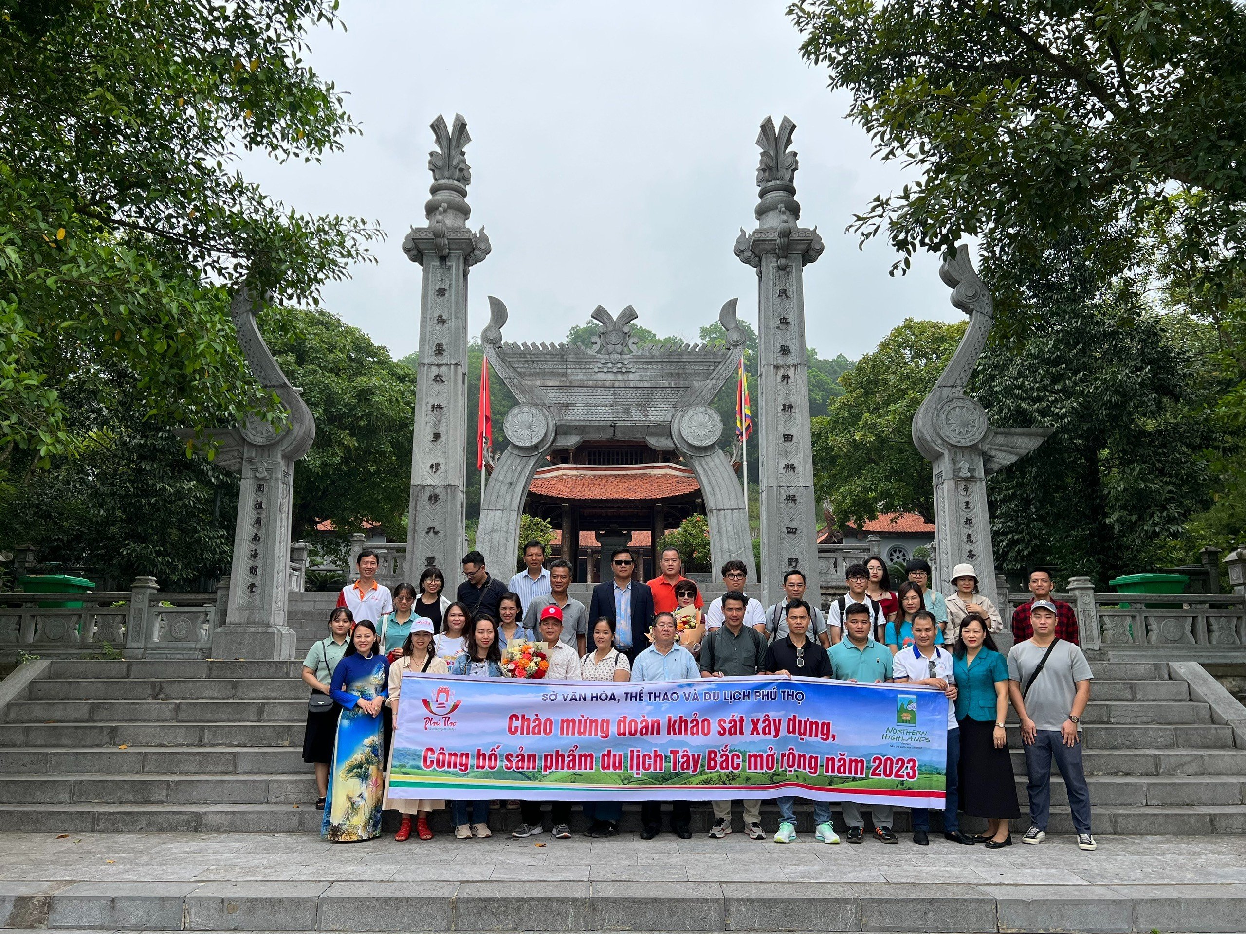 Phú Thọ đón đoàn khảo sát xây dựng, công bố sản phẩm du lịch  Tây Bắc mở rộng năm 2023