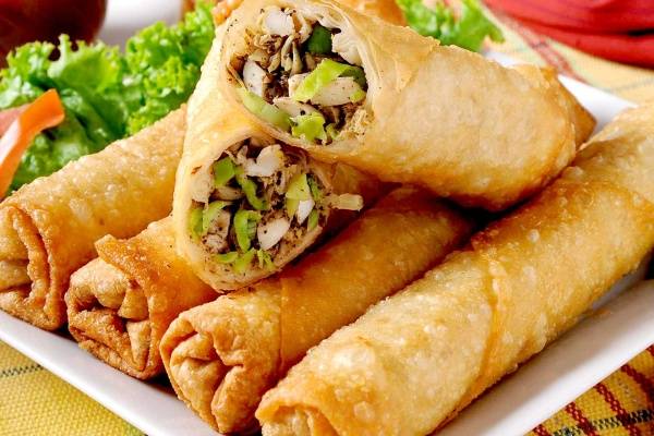 Chả giò tôm chiên