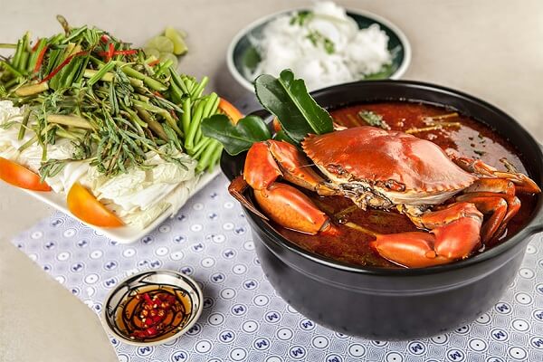 Ghẹ nấu lẩu