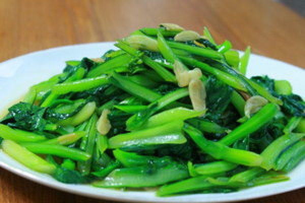 Cải xanh luộc