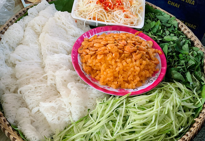 Bánh tằm tép Thới Long