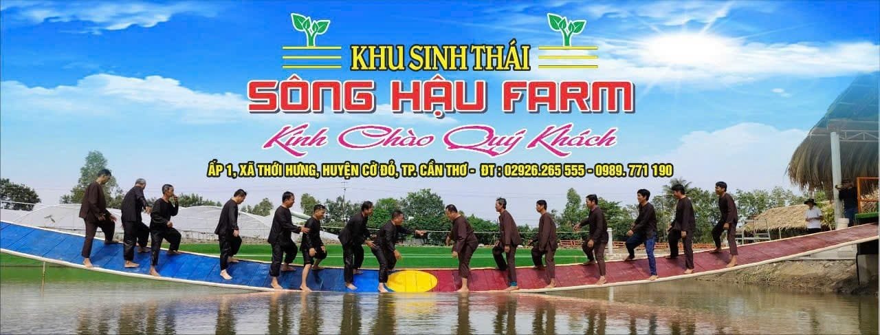 Khu du lịch sinh thái Sông Hậu Farm – Cờ Đỏ