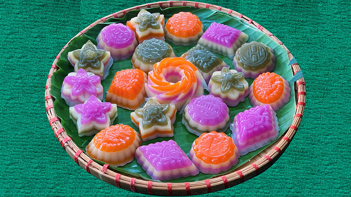 Độc đáo bánh bò da lợn