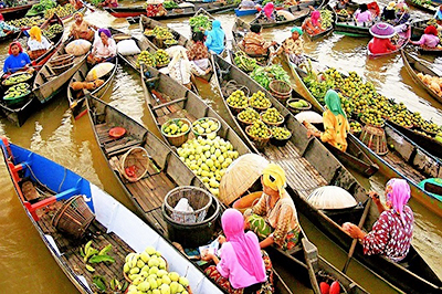 Một Ngày Ở Chợ Nổi Cái Răng Cần Thơ – Trải Nghiệm Thú Vị Nhất Quả Đất