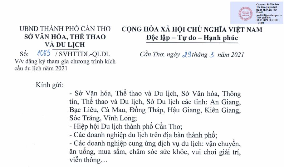 CV 1085 / SVHTTDL-QLDL