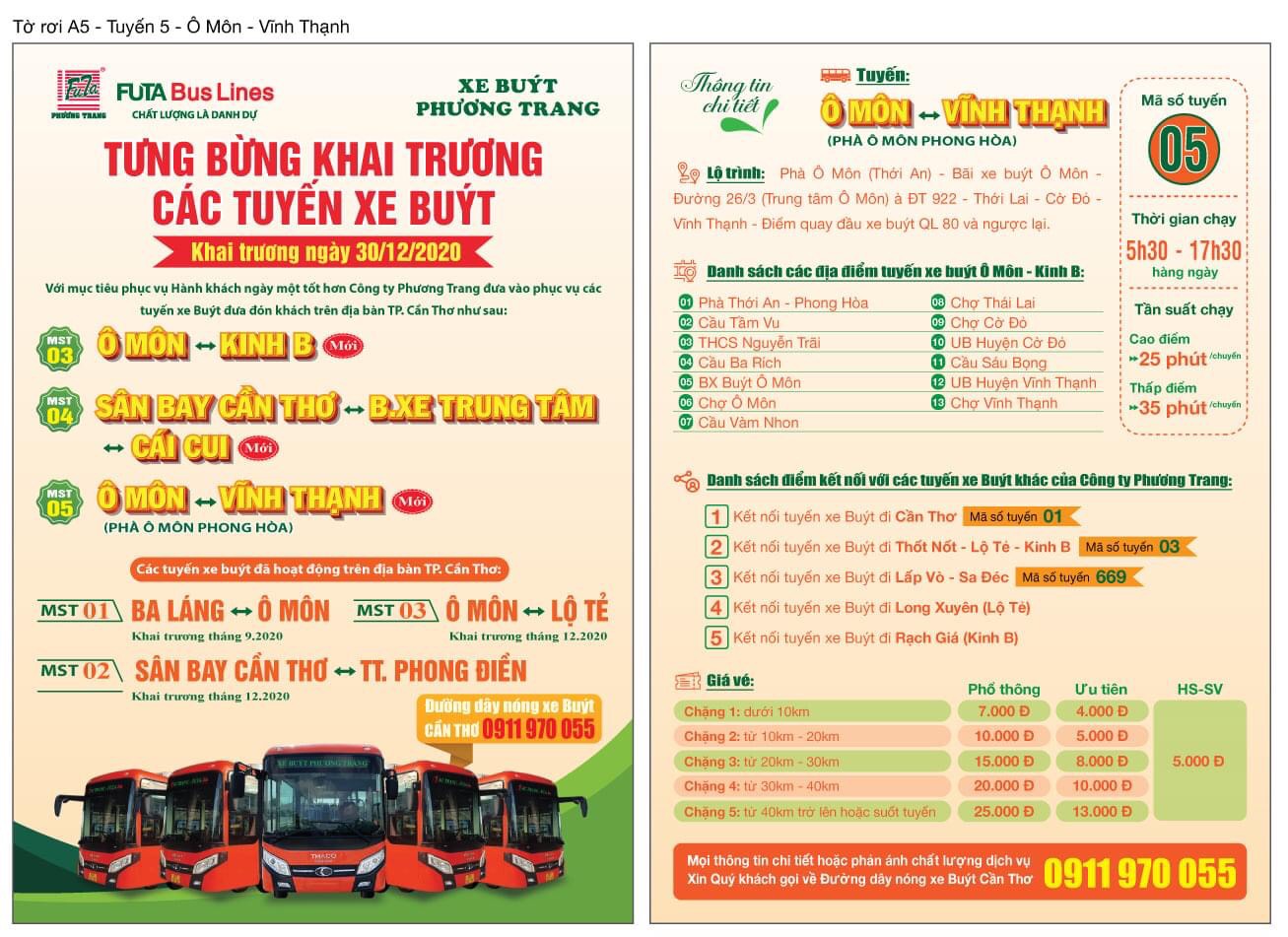 Tưng bừng khai trương các tuyến xe buýt