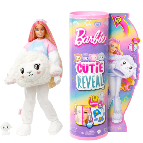 Đồ Chơi Búp Bê Barbie Cutie Reveal - Baby Lamb - Barbie HKR03/HKR02